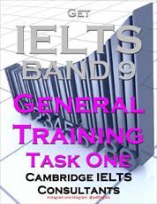 کتاب Get IELTS band 9 GENERAL TRAINING WRITING TASK 1
